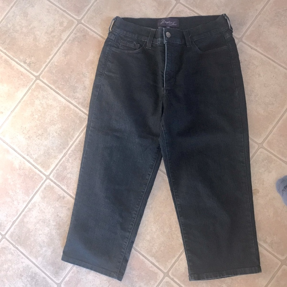 NYDJ  Stretch Denim Cropped Jeans 10 super cute